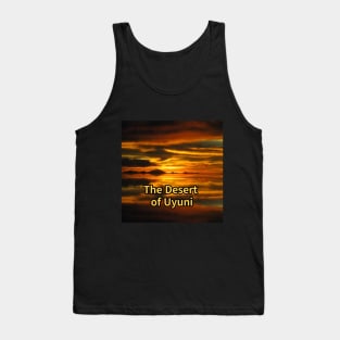 The Desert of Uyuni,a trip to Bolivia,travel,water reflection,Where the sky and the earth meet Tank Top